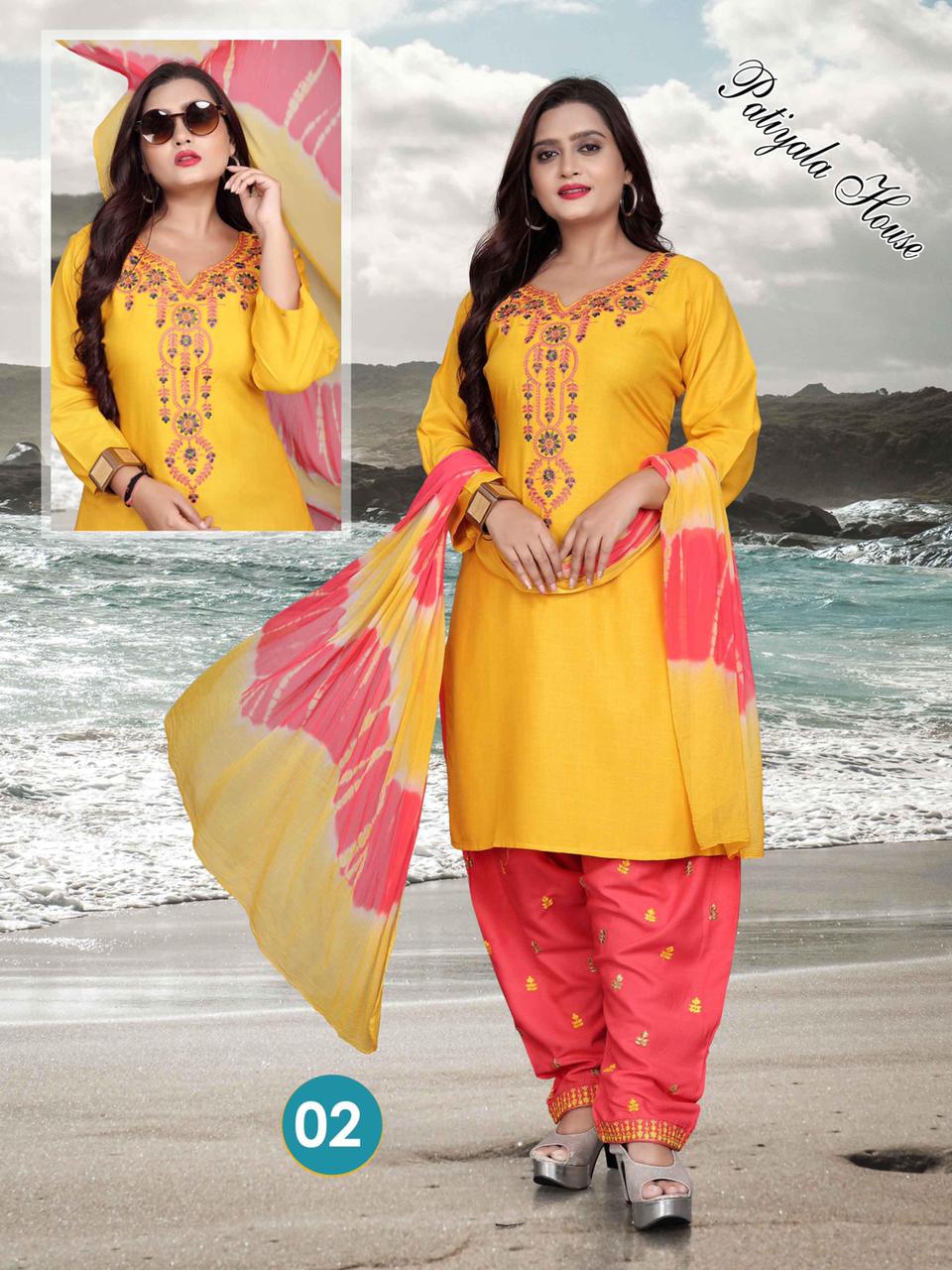 Aagya Patiyala House Fancy Designer Ready Made Regular Wear Dress Collection